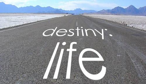 destiny - destiny is the invention of the cowardly and the resigned