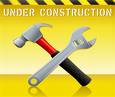 under construction - under construction sign you see on most unfinished sites