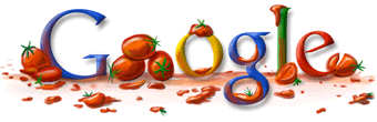 Google icon - Google icon (La tomatina version)