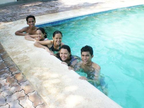 Swimming at the Faimly Park - This was taken during the birthday of my friend, Justine. We went to Family Park in Cebu City. There was this pool and we paid less than a dollar to swim in it. The pool is not that magnificent because it is affordable. But we had fun. Fun is always there when you are with your friends.