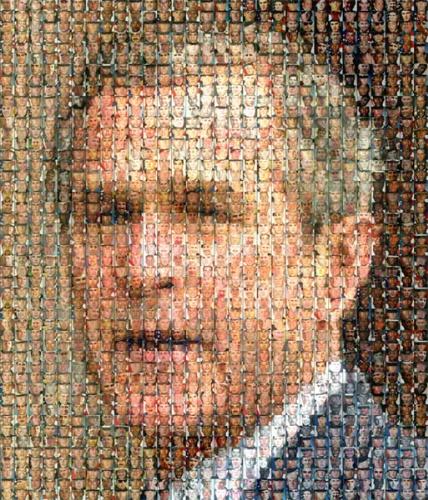 the president - george bush, the american president