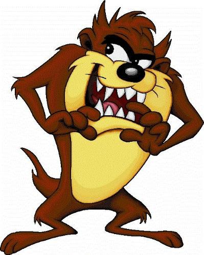 taz - taz comes from an animal named tasmanian devil