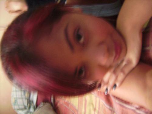 red hair - I dyed my hair red lol