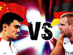 China VS Germany as well as YaoMing VS Dirk Nowitz -  How strong will power China and its core center YaoMing who is also the star center in Houston Rockets are equipped with!!! Since the nightmare of last season,fortunately Yaoming and Yijianlian who is the player qualifying for the New Jersey Net have recovered in terms of physics and psychology.  No matter what,trust and expect the next season of Houston Rockets,especially allied by so-called beast Ron Artest!!!  Go Yaoming, Go Houston Rockets!!!