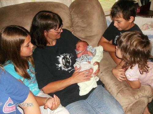 my family - My family around my new son