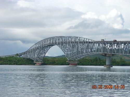 San Juanico Bridge - A magnificent view of San Juanico bridge that connects Samar and Leyte Island in the Visayas , Philippines.