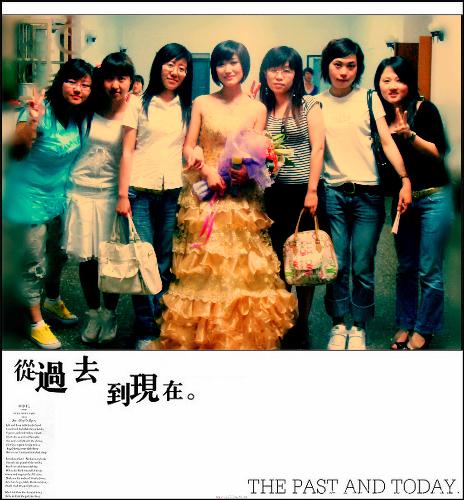 me with my girls - the other girls are junior, are they cute?