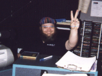 kdm - ...me doing my radio show at WSUW, Whitewater, WI, circa 2001...