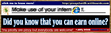 My banner! - Proud Pinoy, earn at home, make use of your internet.