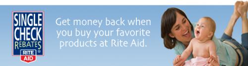 Rite Aid Single Check Rebates - This is a picture from Rite Aid for Single Check Rebates