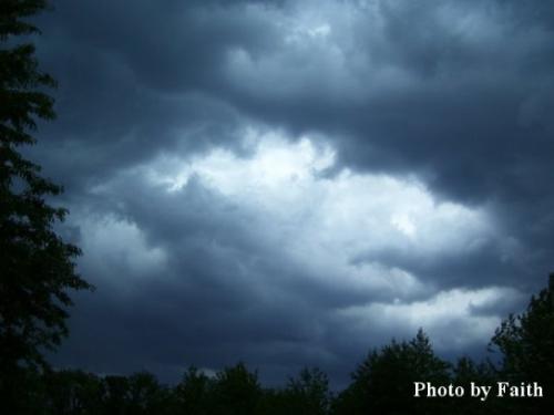 Storm Clouds - This is just one of over 500 photos I've taken in the last 2 years of 'storm clouds' I was impressed with this storm system and took tons of pictures of it.