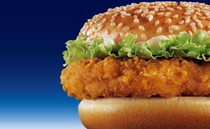 Mc Donald's - This is Mc Chicken Burger at Mc Donald's. My Favorite burger amongst all the rest.