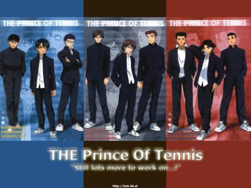 anime--the prince of tennis - seiigaku players