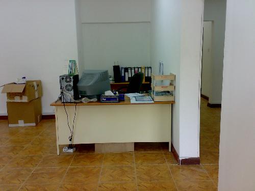 office... - this is my new office. i like to work here...