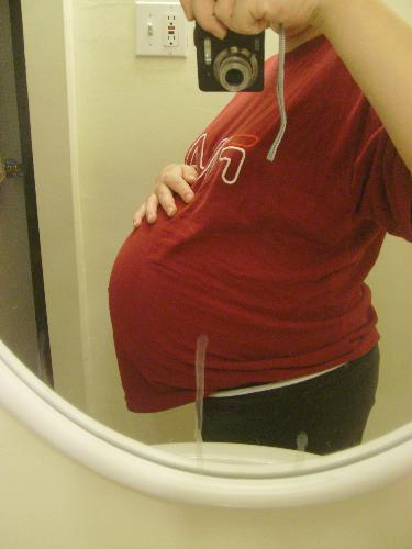 My Big Old Baby Belly -  Here it is folks my big old belly... 34 weeks lets go baby a few more weeks to go!