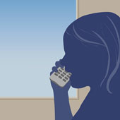 cell phone user - irritated cell phone user