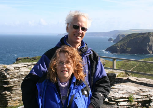 Wind Blown but Happy - Jackie and I are on holiday on the western coast of England. My gosh but that place is beautiful.