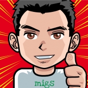 Hubby's avatar - Cartoon version of my man