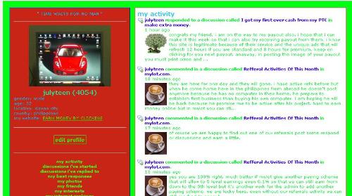 mylot - mylot profile page
