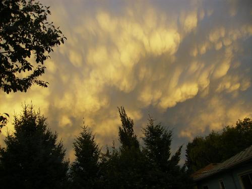 clouds - picture we took a couple evenings ago