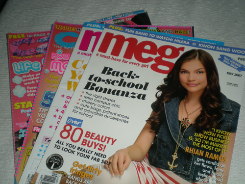 Magazines - These are some of the magazines that i have bought through the years.