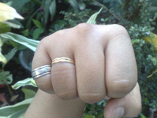 wedding ring - our wedding ring, and our friendship ring