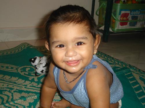 Sunshine - He is our sunshine and makes us happy through out the day.......This lille adorable fellow name is Arya and he came in to this world on jan 27th 2007 and we are extremely proud of him.