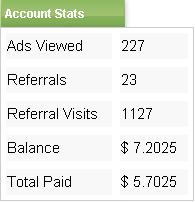 crew stats - My crewbux current stats