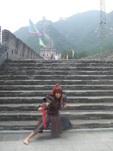 outfitz - trying out the soldier's outfits of china...pretty cool, don't you think?