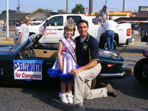 Congressman Brad Ellsworth - 2008 Labor Day Parade with Brad Ellsworth