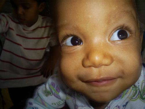 My youngest daughter eyes. - Here is a closeup on my youngest daughter's eyes only. They are extremely beautiful even if I don't say so myself as her father.