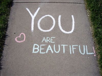 hey ur beautiful - :)
