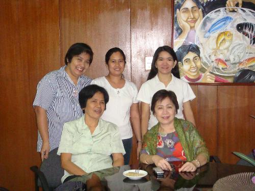 office personnel - office of the regional director staff with RD Macas and Section Chief Conni
