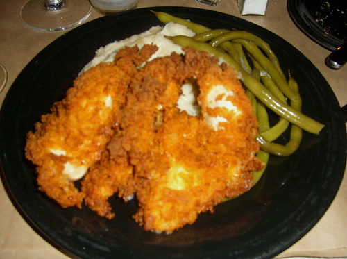 Do you ALWAYS eat supper every night? - Picture of delicious fried chicken with long beans for supper. Photo source: http://farm2.static.flickr.com/1351/1480811681_9ea3904e25.jpg?v=0 .