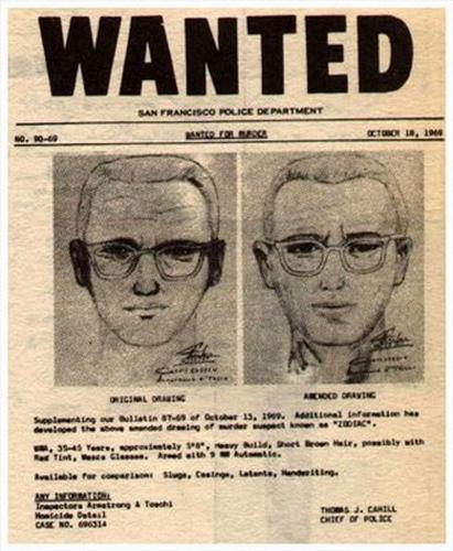 The Zodiac Killer Wanted Poster... - Exactly what the subject line states... The Zodiac Killer Wanted Poster... - Exactly what the subject line states...