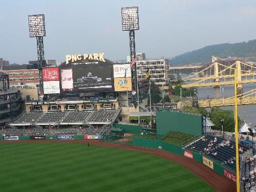 Pirates Baseball game in PA - This the stadium in Pa where the Pirates played baseball