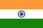 This is india flag - This is india flag... this has 3 colors and inside a chakara (called ashok chakara)...