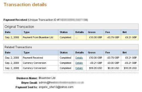 £10 Payment Proof from Freebies4Web - payment proof from earning money program