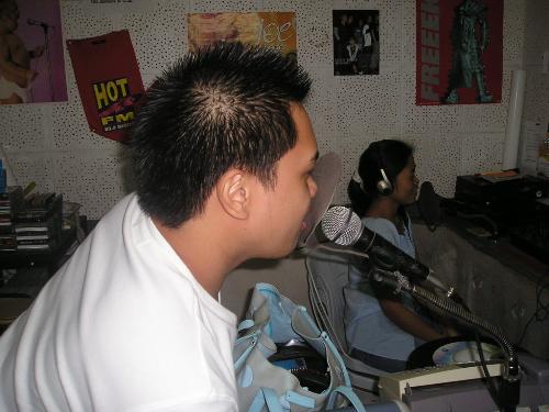 Disk Jockey - We are having a tandem show on air with my friend Josh.
