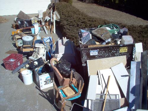 Roadside Junk - Junk put out to be collected by the council