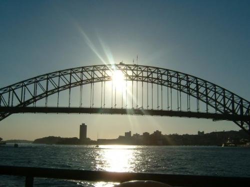Sydney Harbour - Syndey Harbour bridge, whilst taking the ferry across to Manly