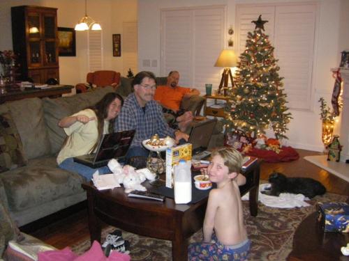 Christmas 2007 - Christmas 2007 some family members visiting.