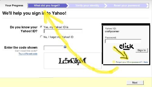 Yahoo password retreaval - Yahoo passwords can be retrieved. There is a hyperlink below where you enter your password in Yahoo that takes you to a wizard that retrieves your password for you if you have forgotten it.