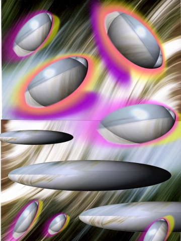 Space ships join the reaping world wind - A mass exodus of intergalactic craft to joins with the reaping world wind