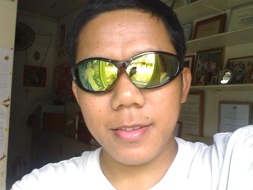 Its hot - I take this picture in front of our office.
