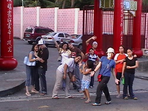 taoist temple - me & my friends at taoist temple