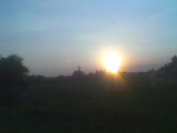 sunset at the back of my house - I took this pix when I went home... This picture reminds me a lot of memories
