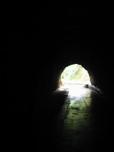 Out into the wilderness - A tunnel in Baguio City going to Asin, benguet. 
