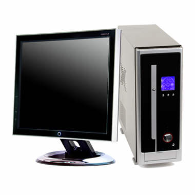 a modern computer - nice! a magnificient lcd and a stylish casing!