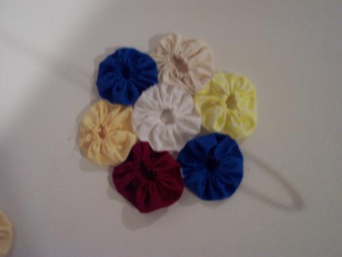 yo-yo coaster - A yo-yo coaster. Set of 4 available at ElizabethanCreations, etsy store.